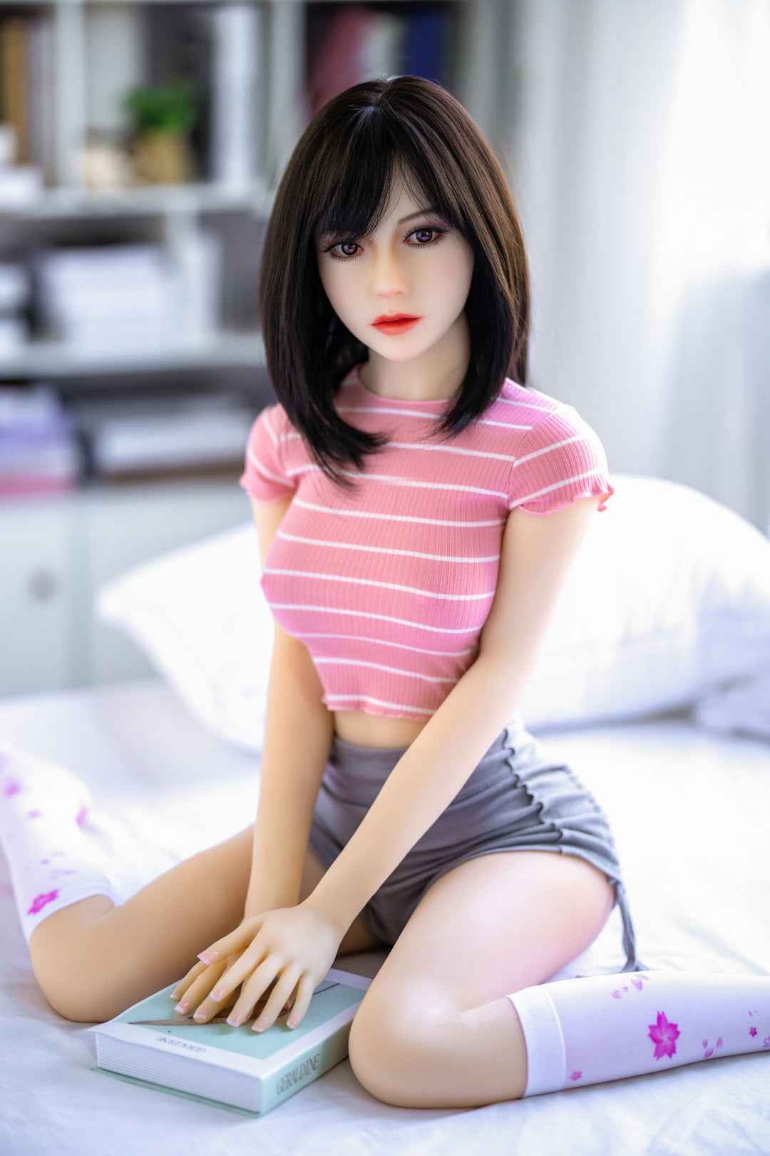 150cm / 4ft11 Asian Style Small Breast Realistic Sex Doll - Libert(3 sizes)