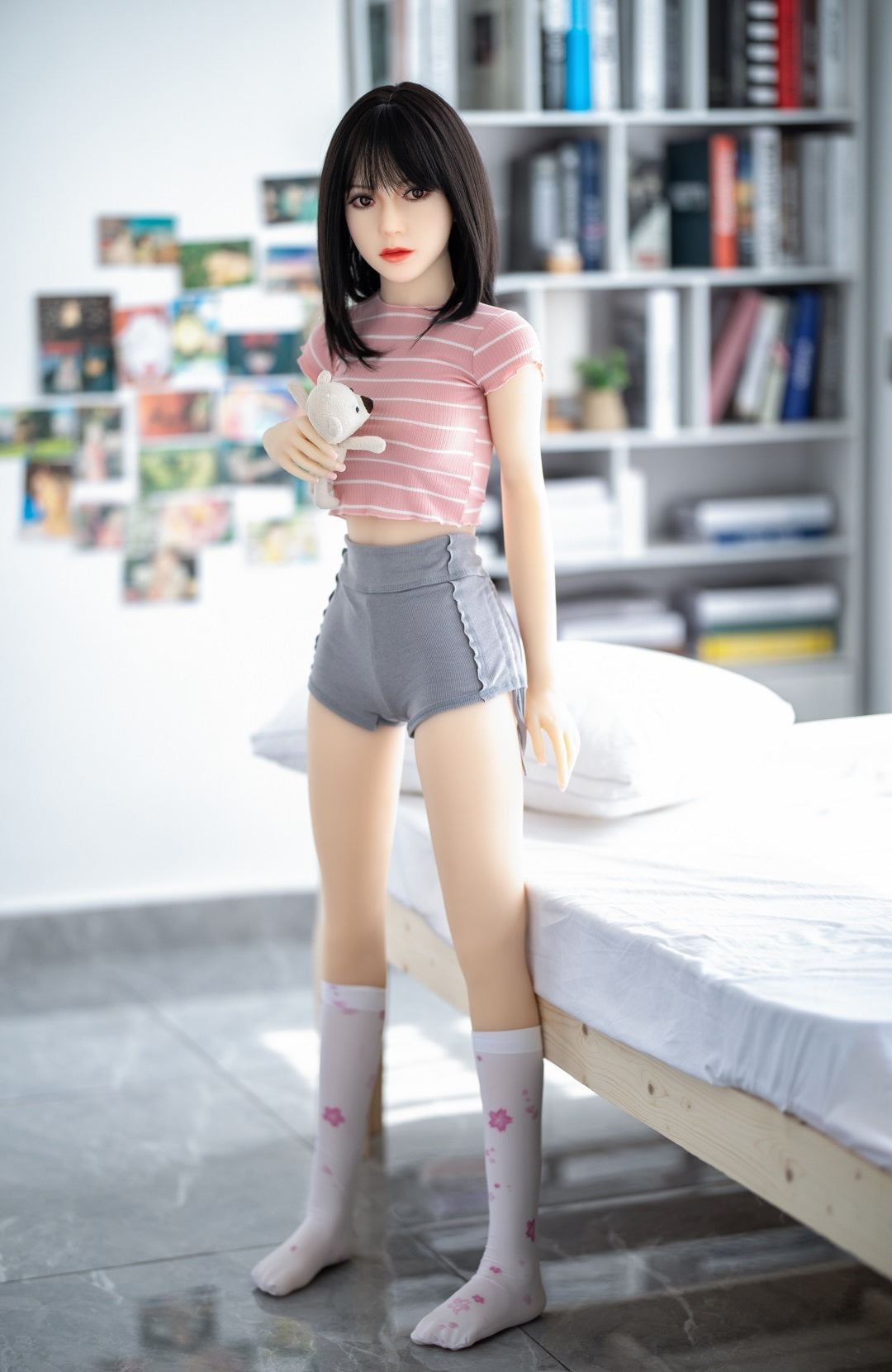 150cm / 4ft11 Asian Style Small Breast Realistic Sex Doll - Libert(3 sizes)