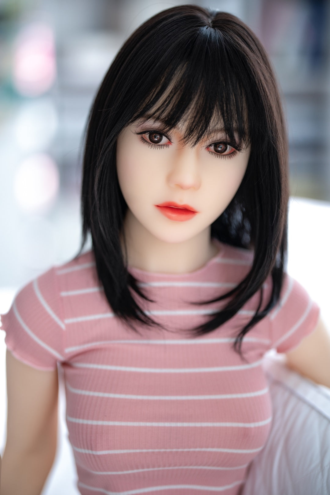 150cm / 4ft11 Asian Style Small Breast Realistic Sex Doll - Libert(3 sizes)
