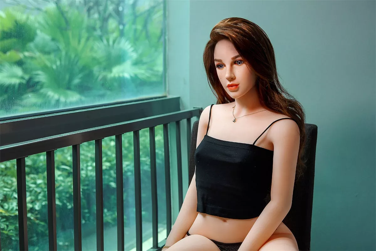 5Ft 3(159cm) A Cup Freckle Style Realistic Sex Doll - Ambre(3 Sizes)