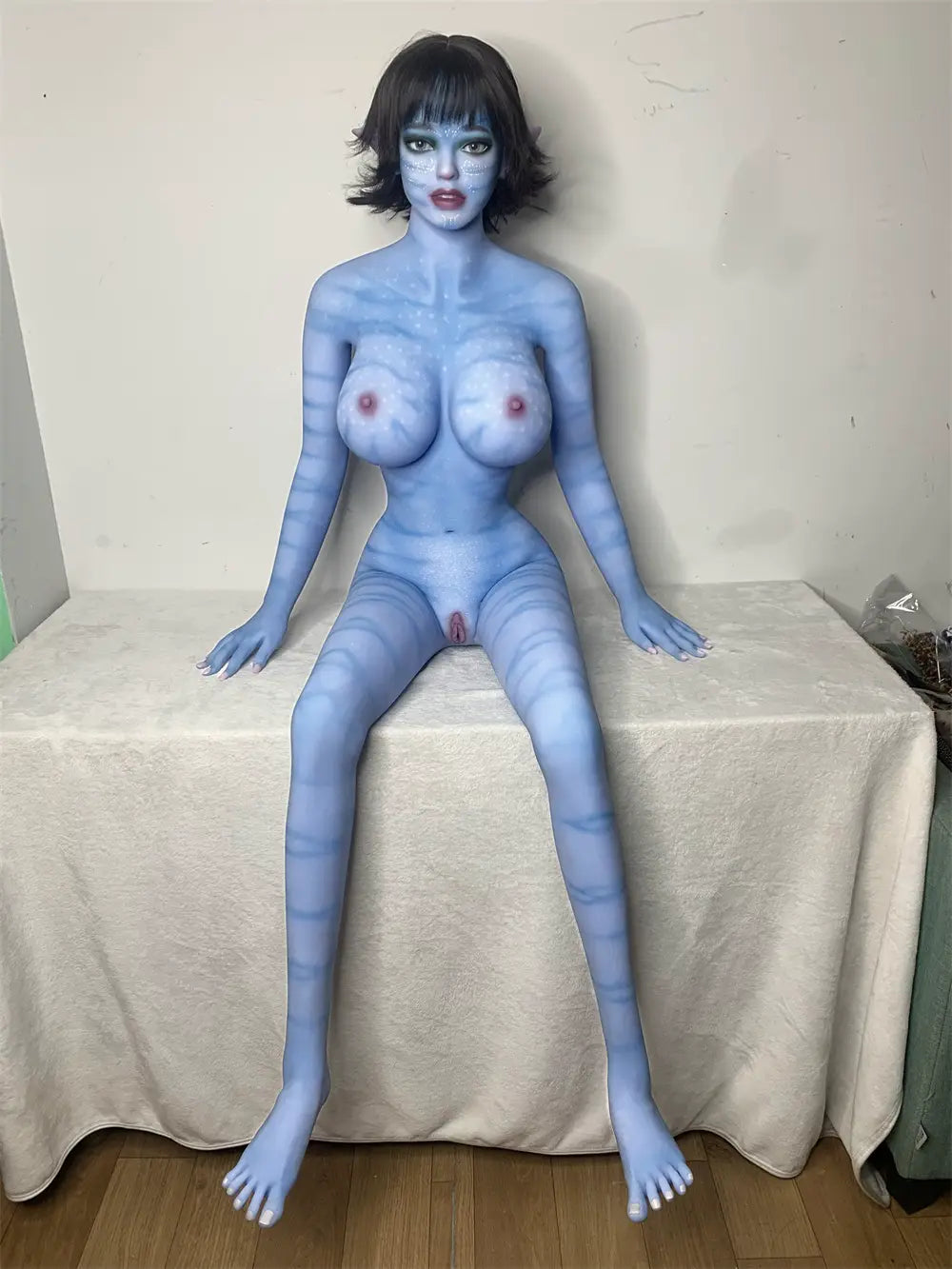 Naemi – Poupée sexuelle cosplay extraterrestre bleue 165D | TopLoveDoll