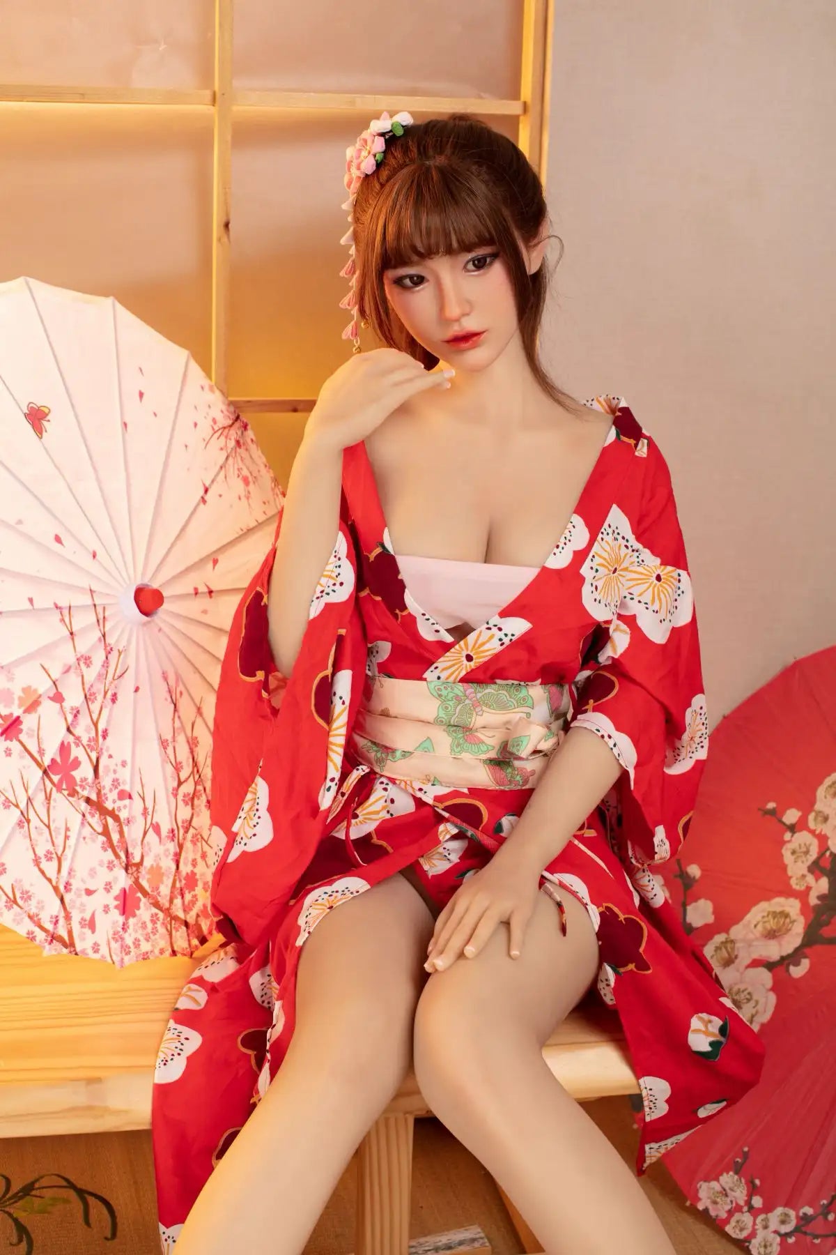 TopLoveDoll｜Multi-Height TPE Asian Geisha Cosplay Sex Doll - Raina