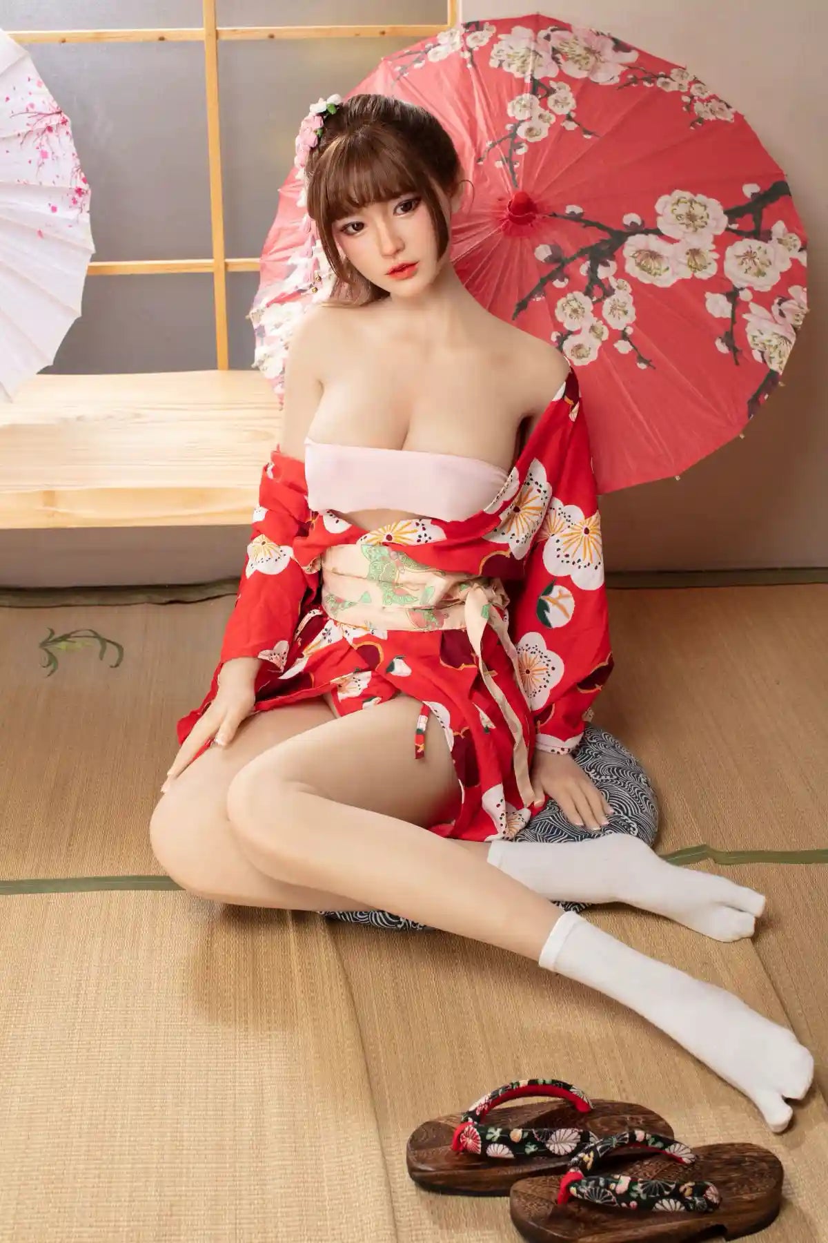 TopLoveDoll｜Multi-Height TPE Asian Geisha Cosplay Sex Doll - Raina