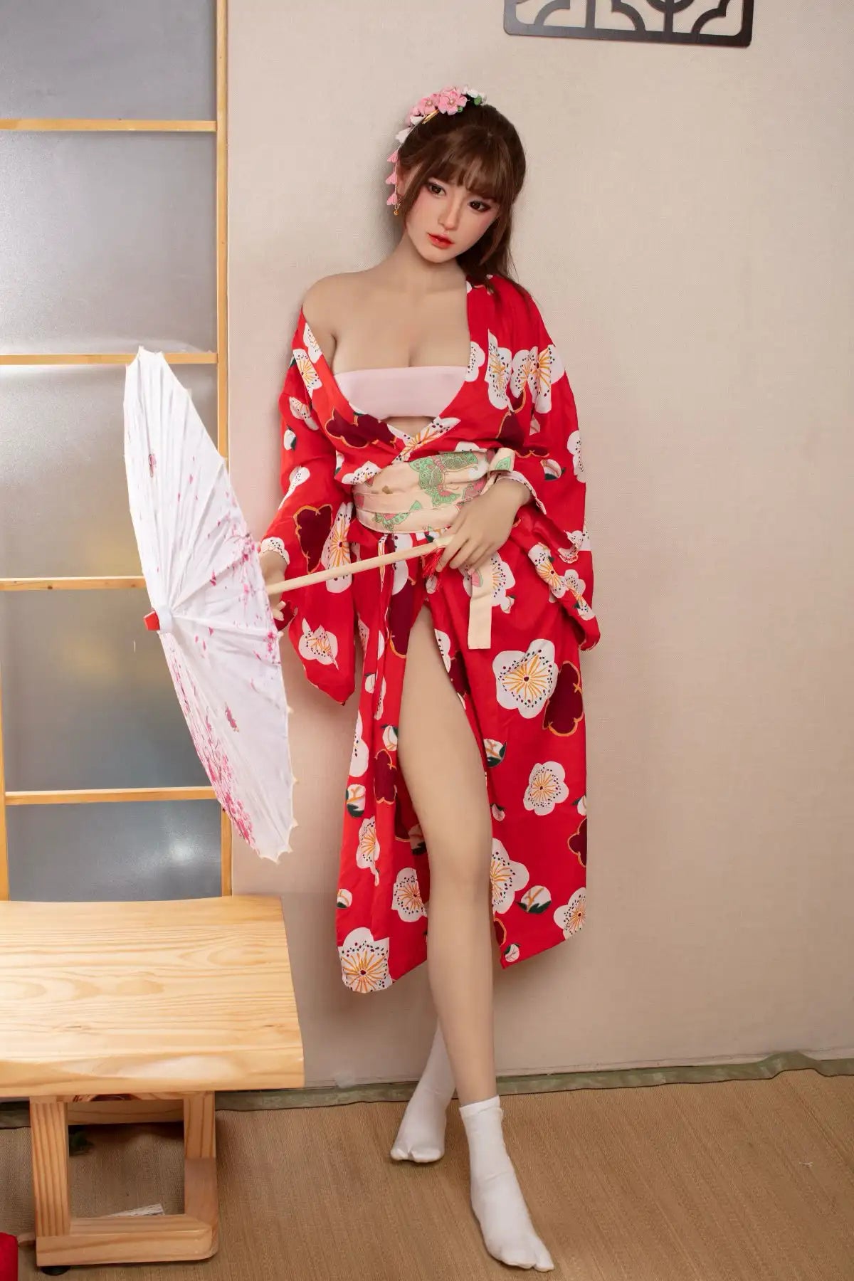 TopLoveDoll｜Multi-Height TPE Asian Geisha Cosplay Sex Doll - Raina