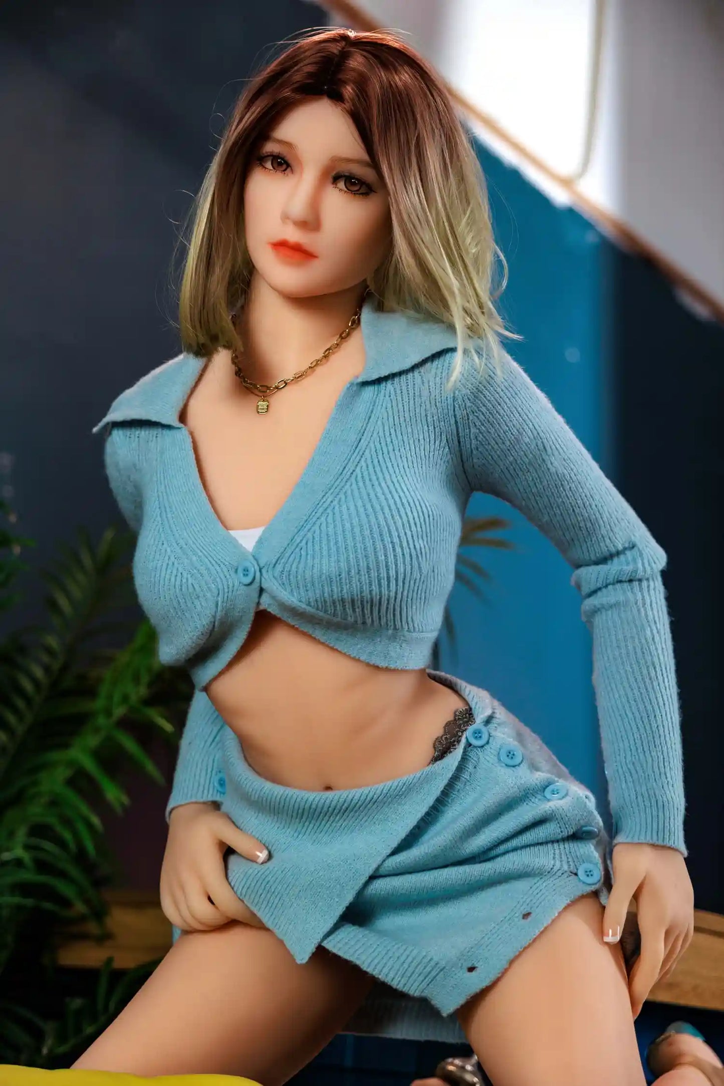 TopLoveDoll | Mehrgrößen-anpassbare, lebensechte Sex-Puppe – Silber