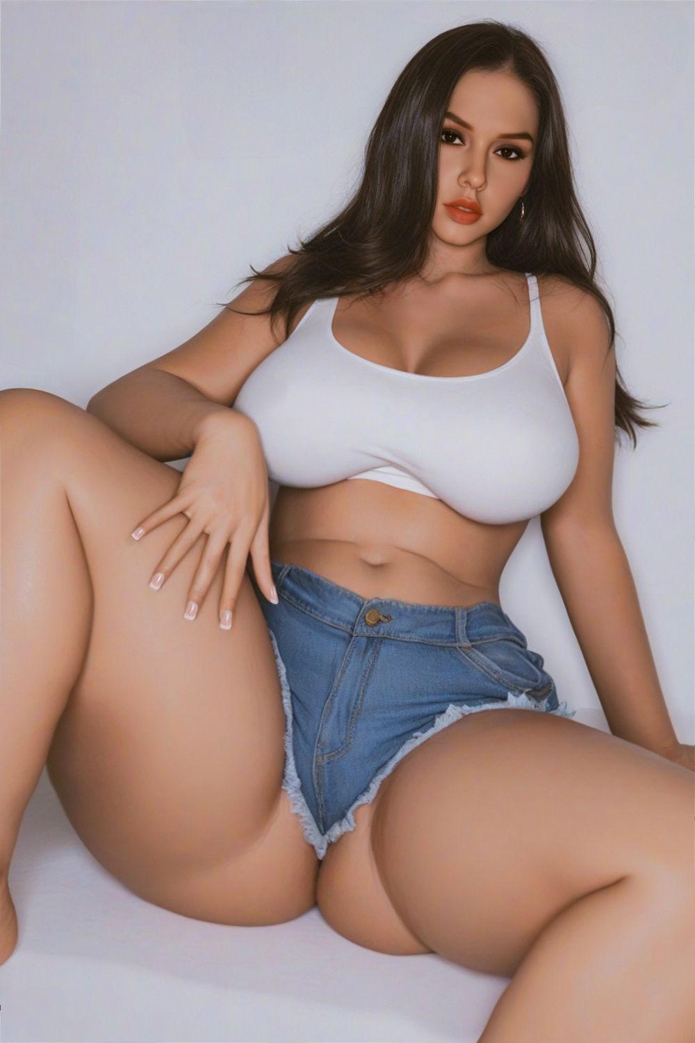 SY Doll | 163cm/5ft4 Huge Breasts Alluring Curvy Casual Chic Realistic TPE Sex Doll - Kim - TLD