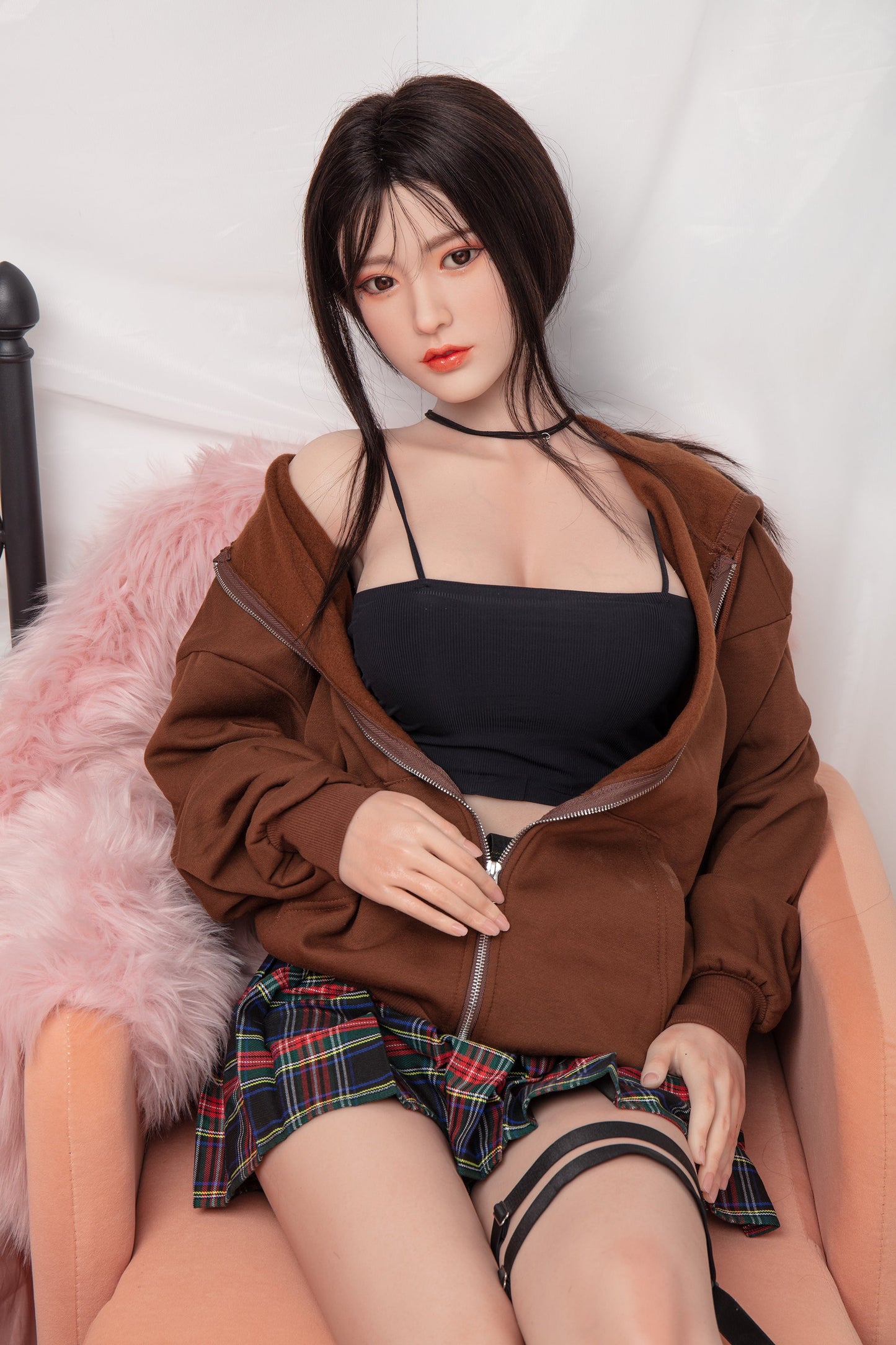 JX Doll | 5ft 7/170cm Japanese Style Small Breast Silicone Sex Doll - Madilyn