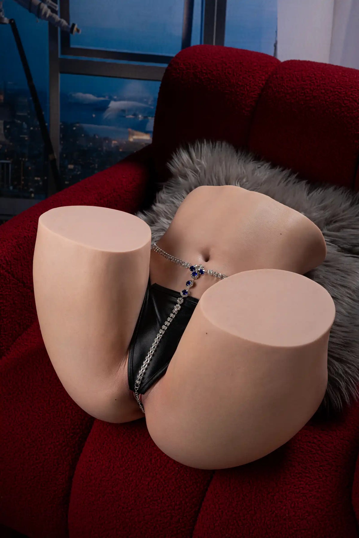 Rhea Buste à fesses volumineuses – Bas du corps en silicone intégral 39 cm, 17 kg | Stock US