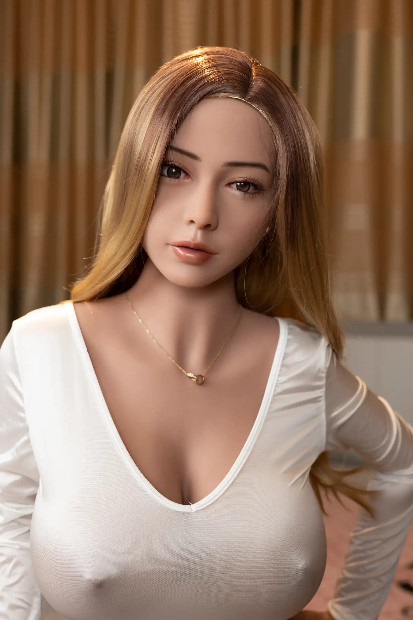 TopLoveDoll | Mehrgrößen-anpassbare, lebensechte Sex-Puppe Alisa