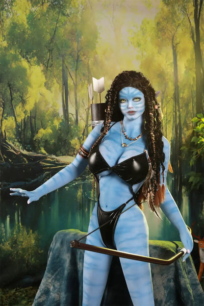 Zaraya – Poupée sexuelle alien bleue 165D | Reine de la jungle fantasy | TopLoveDoll