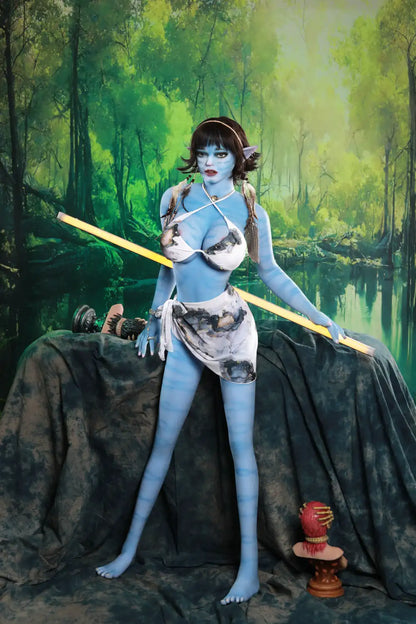 Naemi – Poupée sexuelle cosplay extraterrestre bleue 165D | TopLoveDoll
