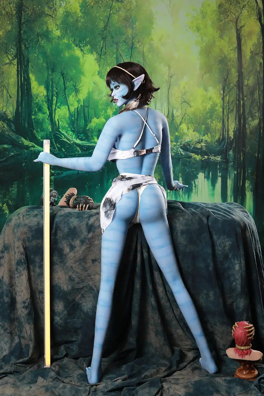 Naemi – Poupée sexuelle cosplay extraterrestre bleue 165D | TopLoveDoll