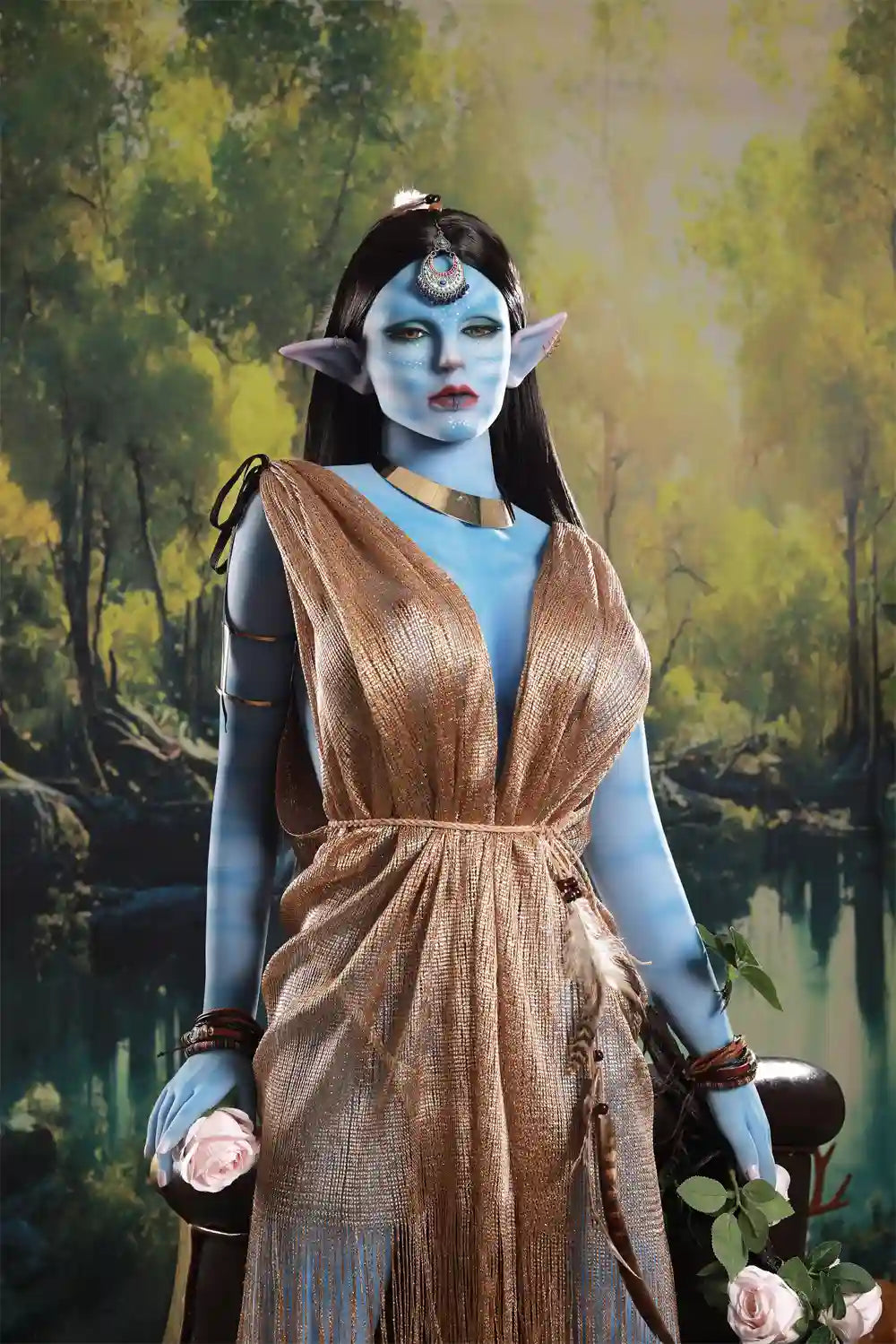 Aelora – Blaue Alien-Cosplay-Sexpuppe | TopLoveDoll