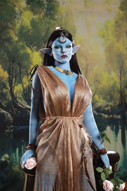 Aelora – Blaue Alien-Cosplay-Sexpuppe | TopLoveDoll