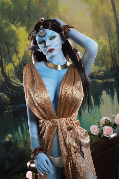 Aelora – Blaue Alien-Cosplay-Sexpuppe | TopLoveDoll