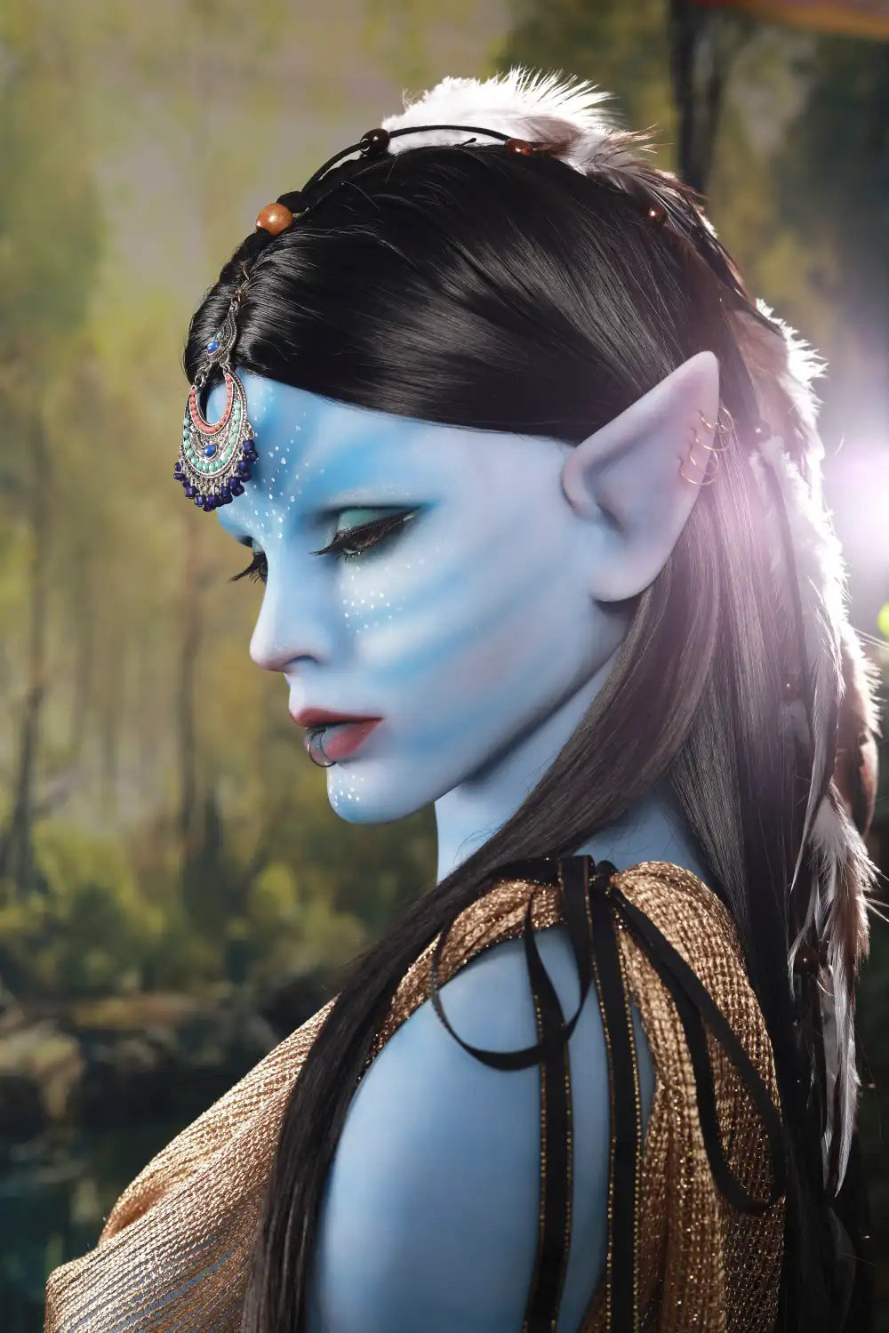 Aelora – Blaue Alien-Cosplay-Sexpuppe | TopLoveDoll