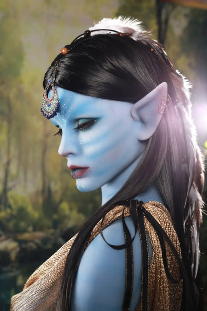 Aelora – Blaue Alien-Cosplay-Sexpuppe | TopLoveDoll