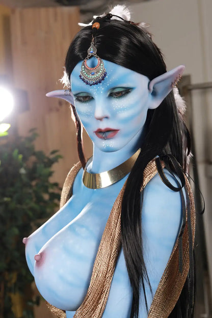 Aelora – Blaue Alien-Cosplay-Sexpuppe | TopLoveDoll