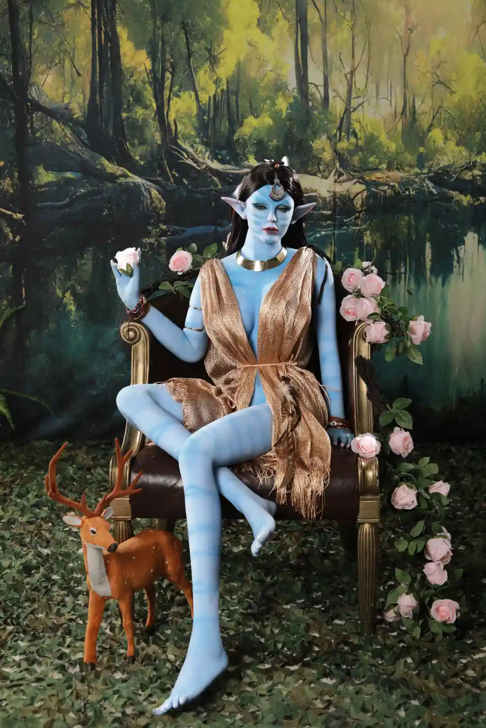 Aelora – Blaue Alien-Cosplay-Sexpuppe | TopLoveDoll