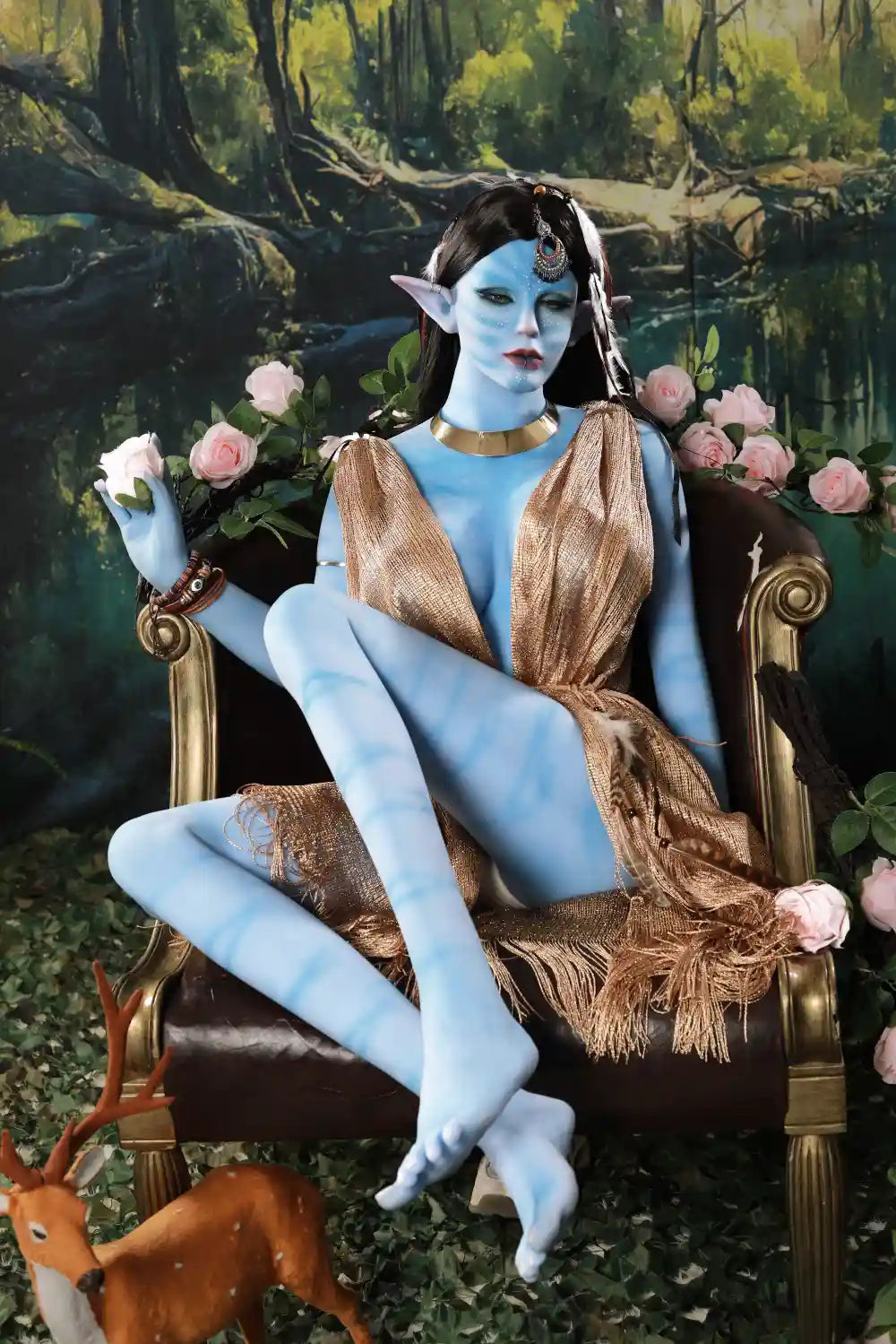 Aelora – Blaue Alien-Cosplay-Sexpuppe | TopLoveDoll