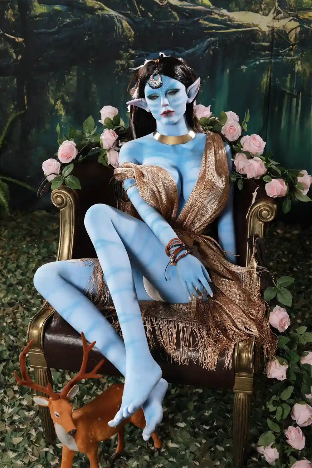 Aelora – Blaue Alien-Cosplay-Sexpuppe | TopLoveDoll
