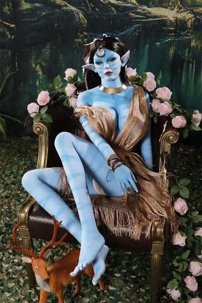 Aelora – Blaue Alien-Cosplay-Sexpuppe | TopLoveDoll