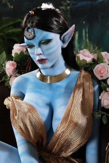 Aelora – Blaue Alien-Cosplay-Sexpuppe | TopLoveDoll