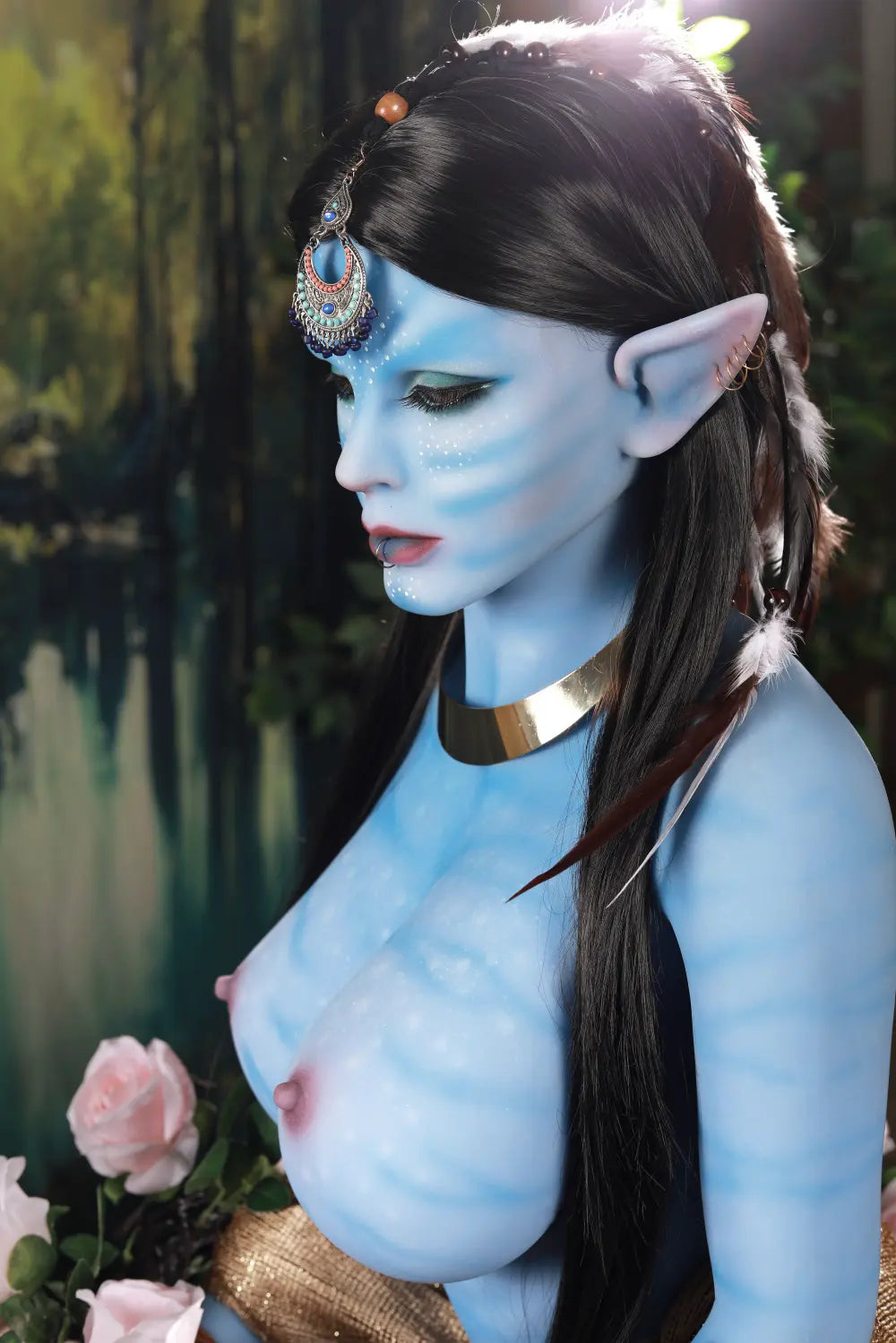 Aelora – Blaue Alien-Cosplay-Sexpuppe | TopLoveDoll