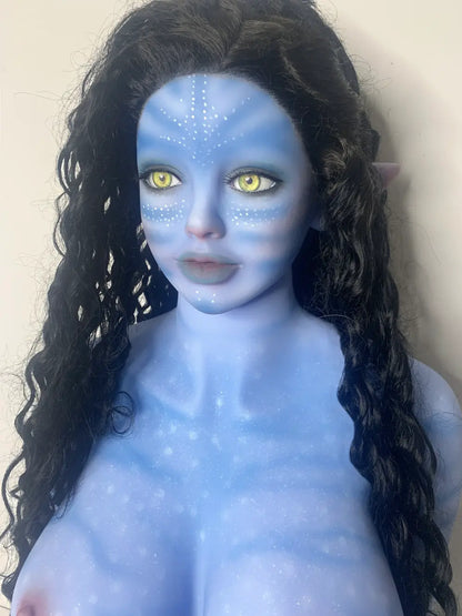 Zaraya – Poupée sexuelle alien bleue 165D | Reine de la jungle fantasy | TopLoveDoll