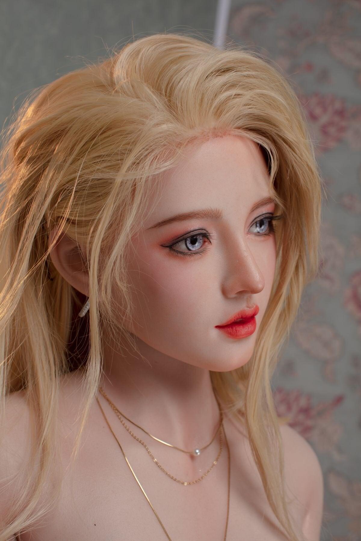 JX Doll | 5Ft3 (160cm ) Silicone head implanted in hair Sex Doll - Hina