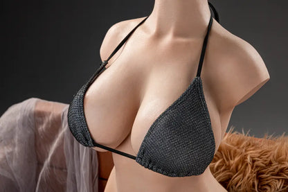 Mara kopflose Halbtorso-Puppe – 76 cm, Platin-Silikon | US-Lagerbestand